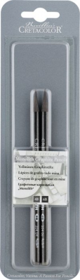 Графит натуральный Cretacolor Monolith  2шт d-7мм 4B/6B в форме карандаша в блистере