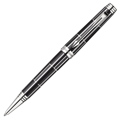 Ручка шариковая Parker Premier Luxury Black CT K565 Medium черные чернила