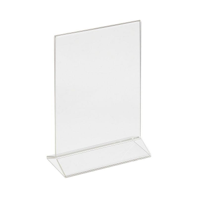 Держатель для таблички настольный 150х210мм 2-сторонний Attache акриловое стекло 1.5мм