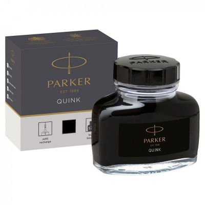 Чернила для перьевой ручки Parker Z13 Quink 57мл черные