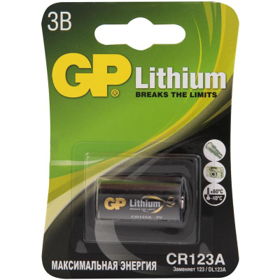Батарейка GP  3.0V 123A Lithium
