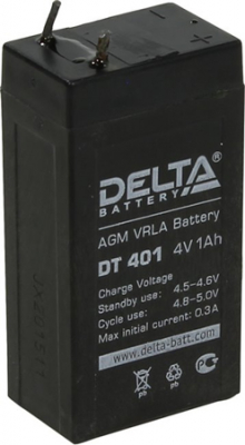Аккумулятор Delta  4V 1.0Ah для фонарей Трофи