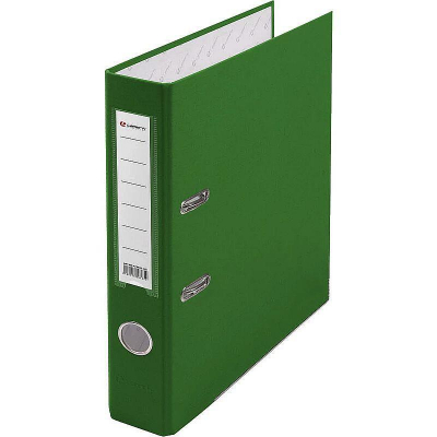 Папка файл A4  50мм Lamark PP зеленая