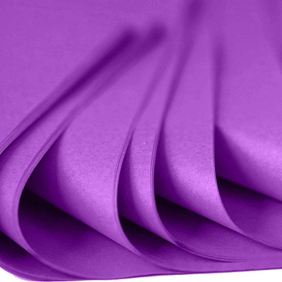 Бумага упаковочная тишью deVENTE 50х70см 17г/м² фиолетовая 10шт
