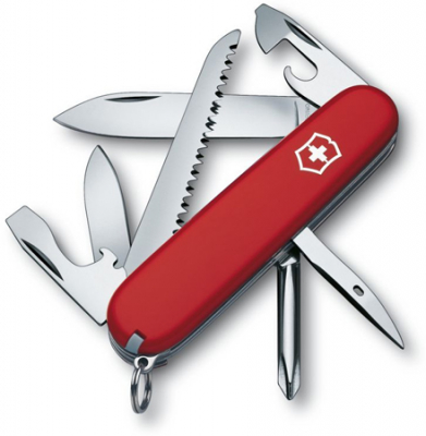 Нож  91мм Swiss Army Knives 13 функций Hiker красный