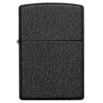 Зажигалка бензиновая Zippo Classic с покрытием 'Black Crackle™' матовая черная