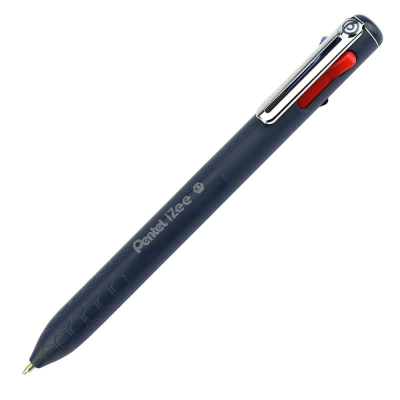 Ручка шариковая автоматическая  4 цв Pentel 0.7мм 'iZee' синий корпус