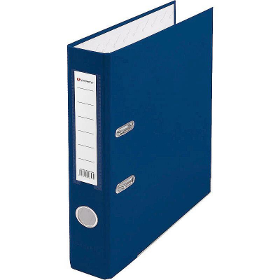 Папка файл A4  50мм Lamark PP синяя