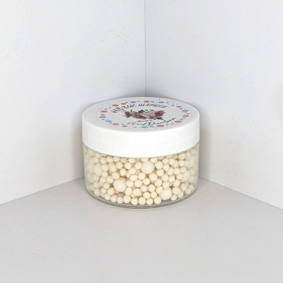 Посыпка Sweetdeserts рисовые шарики матовые белые  50г