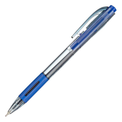 Ручка шариковая автоматическая Unomax 0.7мм 'Fab GP' игольчатый стержень синяя