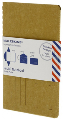 Набор почтовый Moleskine® Large 'Postal Notebook' горчичный