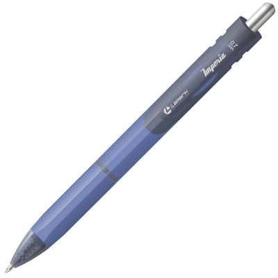Ручка шариковая автоматическая Lamark 0.7мм Imperia с резиновой манжетой синий корпус синяя