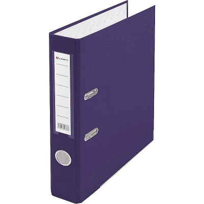 Папка файл A4  50мм Lamark PP фиолетовая