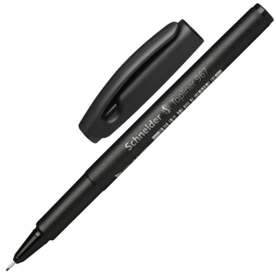 Ручка капиллярная Schneider 0.4мм Topliner 967 черная