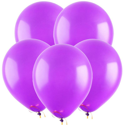 Шар воздушный Веселуха  12.5см Пастель фиолетовый