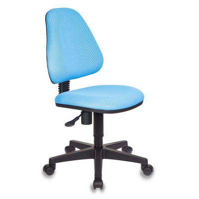 Кресло детское Бюрократ KD-4 ткань голубое