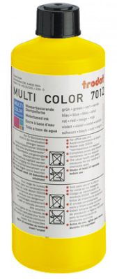 Краска штемпельная Trodat Multi Color 7012 на водной основе  500мл желтая