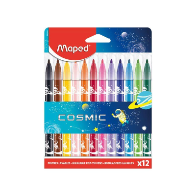 Фломастеры  12цв Maped Color'peps Cosmic Kids в картонной коробке