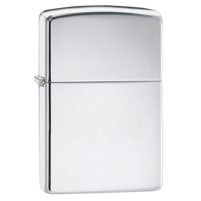 Зажигалка бензиновая Zippo Classic с покрытием 'High Polish Chrome' серебристая