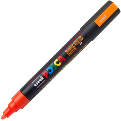 Маркер декоративный Uni Posca 1.8-2.5мм  флуоресцентный оранжевый (F4)