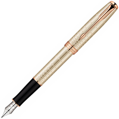 Ручка перьевая Parker Sonnet Feminine Silver PGT F535 серебро 925 перо 18K Fine