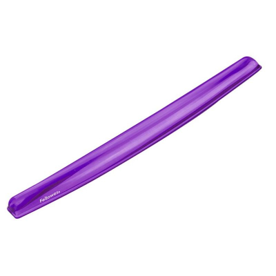Подкладка для рук к клавиатуре гелевая Fellowes® Crystals фиолетовая