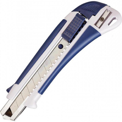 Нож макетный 18мм Attache Selection со встроенной точилкой для карандашей в блистере