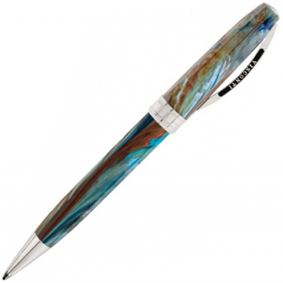 Ручка шариковая Visconti Van Gogh 2011 голубая смола отделка хром
