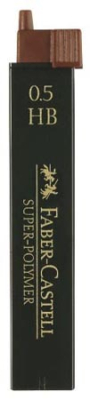 Грифель 0.5мм HB Faber-Castell Super Polymer 12шт