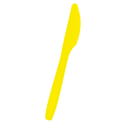 Нож одноразовый 150мм 12шт Sempertex Deluxe желтый