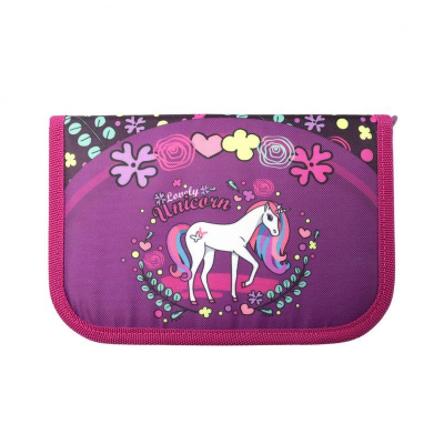 Пенал  с наполнением 27 предметов 3-створчатый MagTaller Lovely Unicorn 