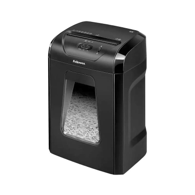 Шредер P-4ст  10л 4.0х40мм Fellowes® Powershred® 12C SafetyLock® Home@Office карты скобы до 500лист/день корзина 18литров