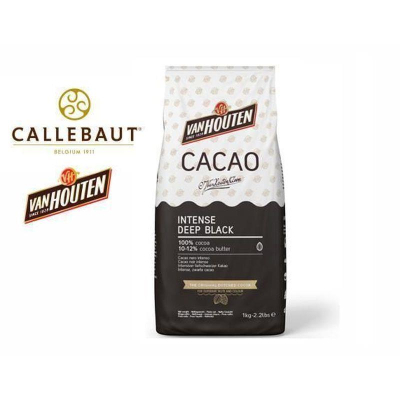 Какао-порошок Van Houten черный 10-12% алкализованный 0,25кг