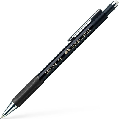 Карандаш автоматический 0.5мм Faber-Castell Grip 1345 черный