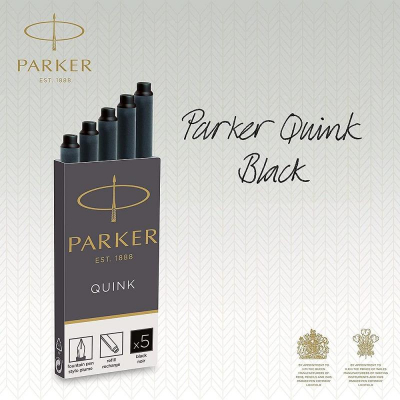 Картриджи чернильные Parker Quink Z11  5шт черные