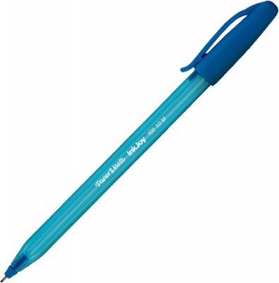 Ручка шариковая Paper Mate 1.0мм InkJoy-100 M трехгранный корпус одноразовая голубая