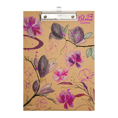 Клипборд A4 deVENTE ламинированный картон 'Bloom Garden' Pink