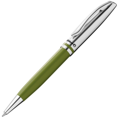 Ручка шариковая автоматическая Pelikan 0.8мм Jazz Velvet Olive матовый оливковый корпус синяя
