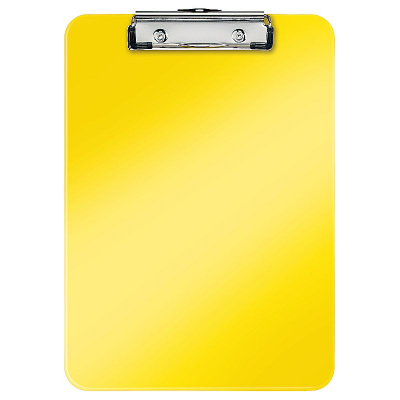Клипборд A4 Leitz PS 3мм WOW желтый