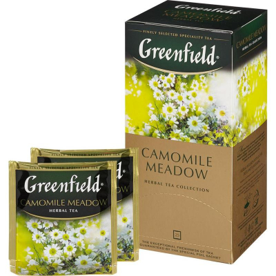 Чай Greenfield травяной 'Camomile Meadow' с ромашкой  25пак х 2г