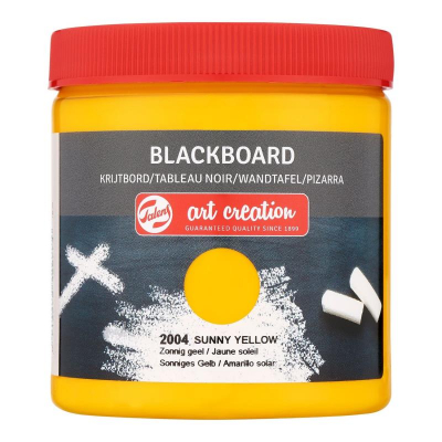Краска матовая с эффектом меловой доски Art Creation Blackboard желтый солнечный 250мл