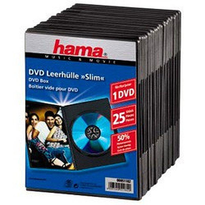 Коробка для диска CD/DVD Hama черная