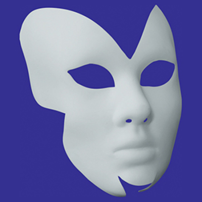 Заготовка для росписи пластиковая Tinta Viva Hobby Венецианская маска Вольто баттерфляй