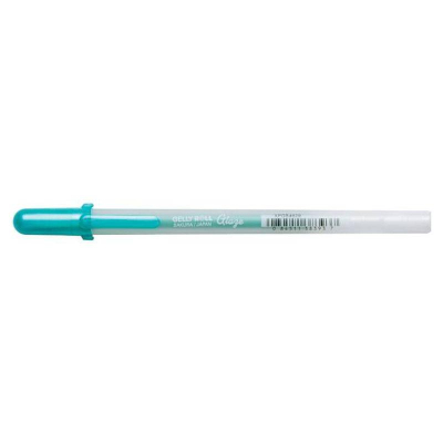 Ручка гелевая Sakura 0.8мм Gelly Roll Glaze зеленая
