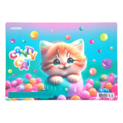 Настольное покрытие для уроков труда и рисования deVENTE 33х23см 'Candy Cat'