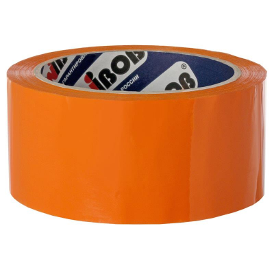 Клейкая лента упаковочная 0.048х 66м/3" 45мкм UNIBOB® 600  оранжевая