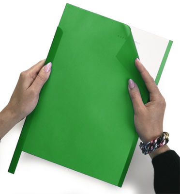 Обложка A4 Report cover для сшивания документов зеленая 