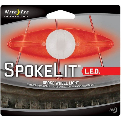 Светящийся LED-маркер на спицы велосипеда Nite Ize SpokeLit красный