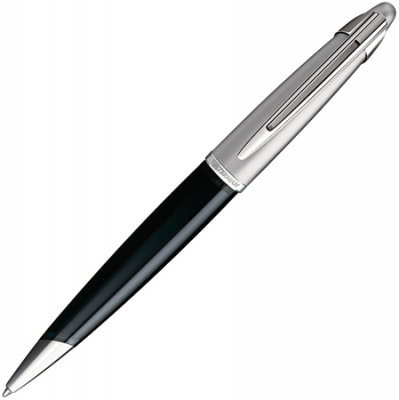 Ручка шариковая Waterman Edson Diamond Black Medium синие чернила