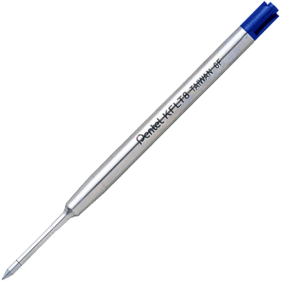 Стержень шариковый Pentel 0.8/ 98мм для B460/610/810/811 типа Parker металлический синий